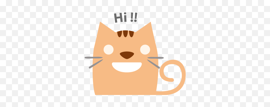 Facial Cat Sticker For Imessage - Happy Emoji,Cat Face Emotion