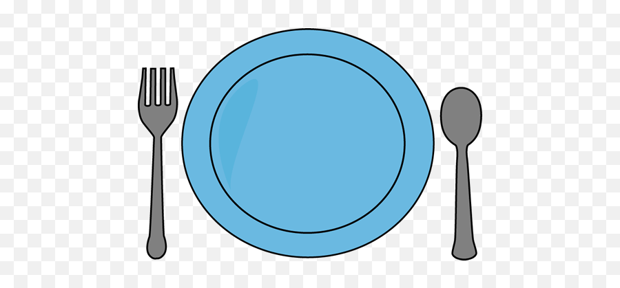 Clip Art Library - Dinner Plate Clipart Emoji,Whatsapp Emojis For Spoon And Plate
