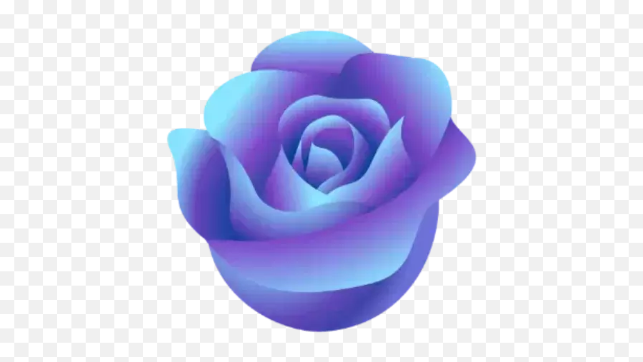 Blue Roses Stickers For Whatsapp And - Girly Emoji,Blue Rose Emoticon