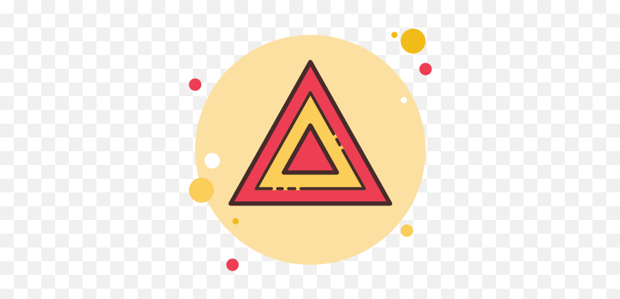 Hazard Warning Flasher Icon - Dot Emoji,Flasher Emoji