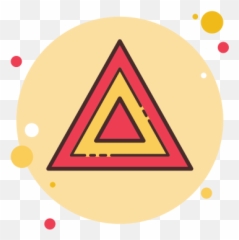 Hazard Warning Flasher Icon - Dot Emoji,Flasher Emoji