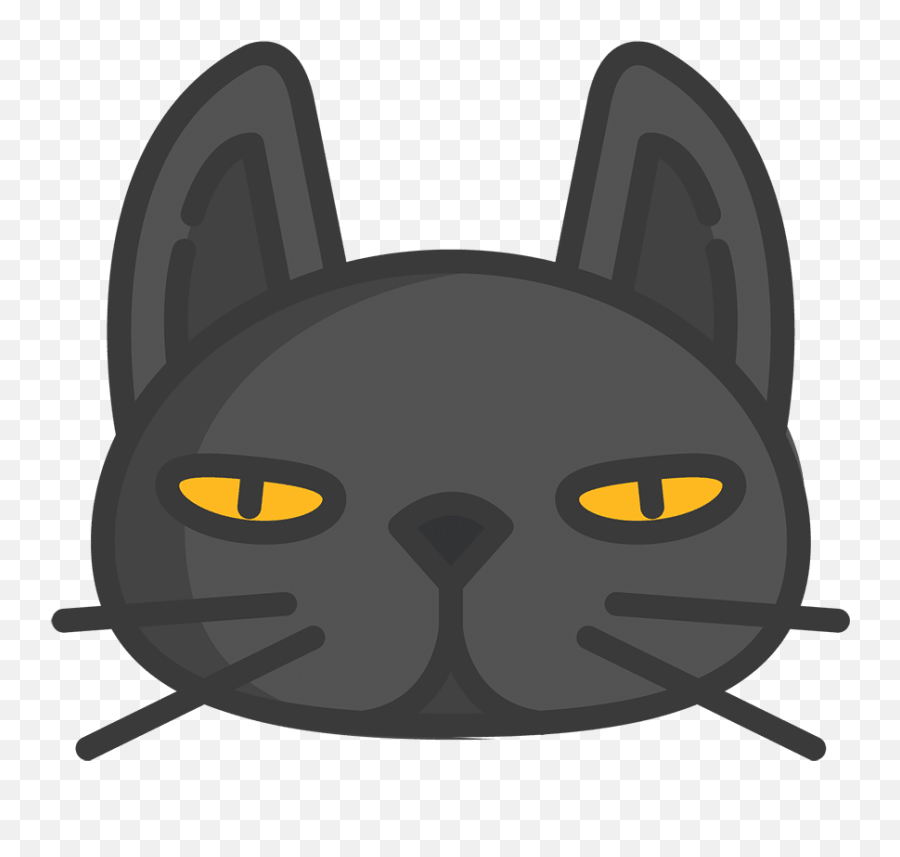 Black Cat Vector Icon Download Premium Website Icons - Dot Emoji,Cat With Hand Emoji