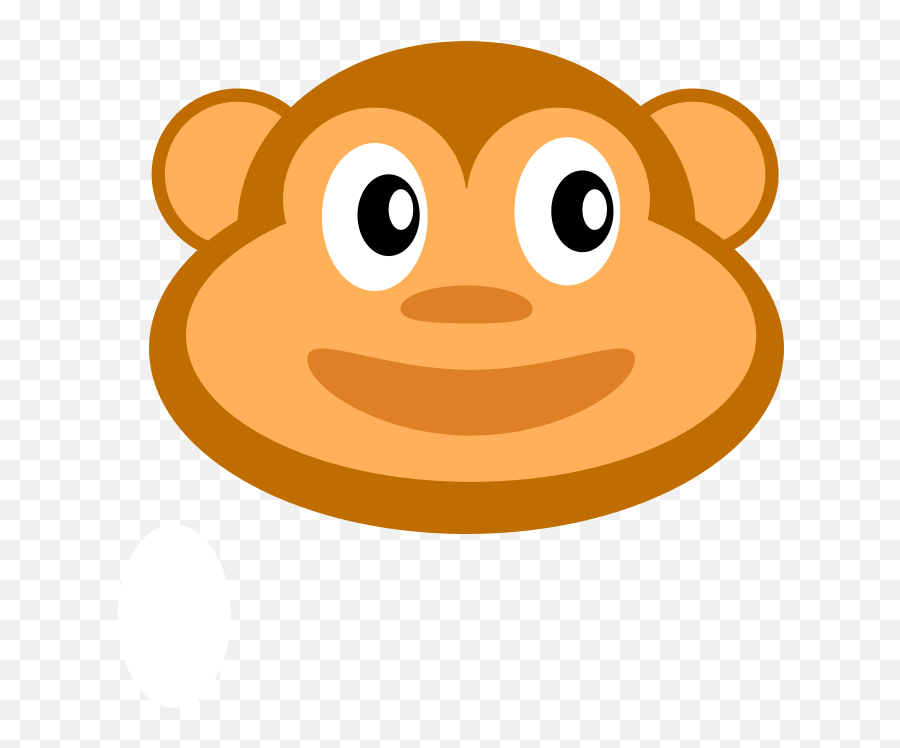 Monkey - Openclipart Happy Emoji,Monkey Emoticon Png