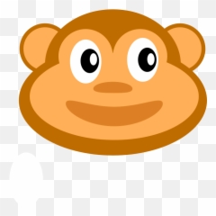Monkey - Openclipart Happy Emoji,Monkey Emoticon Png