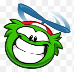 Yay - Club Penguin Puffle Green Emoji,Yay Emojis