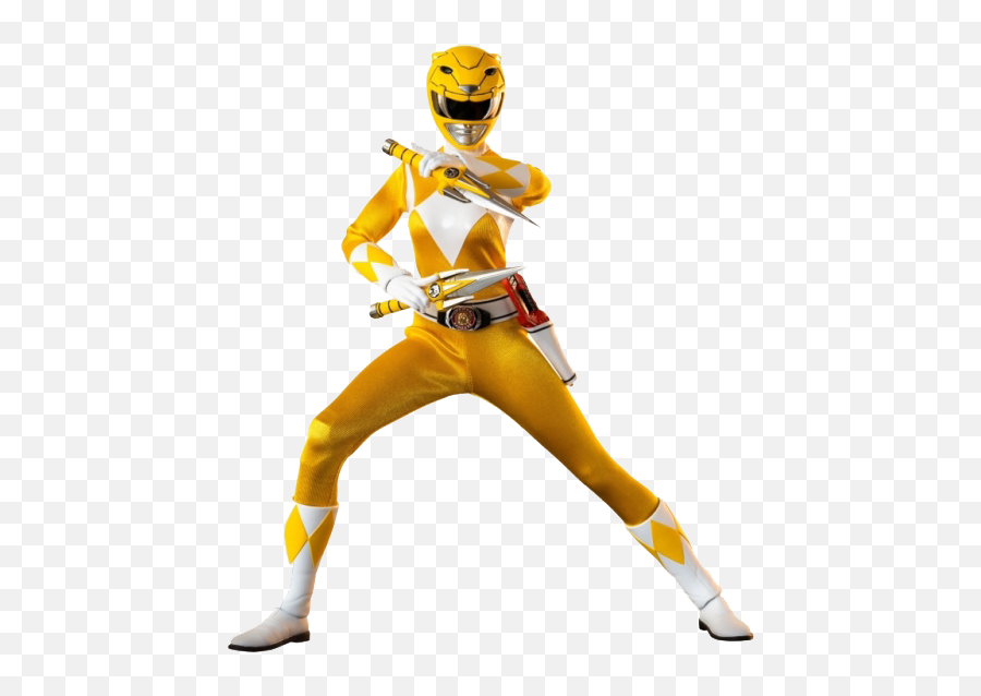 Power Rangers Action Figure Mighty Morphin Yellow Ranger Emoji,Facebook Emoticons Power Rangers