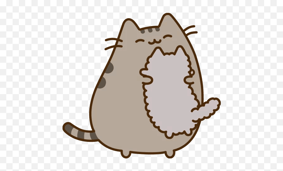 Brothers Pusheen Cat Kitty Cute Sticker By Chiara Emoji,Cat Emoticon Pusheen