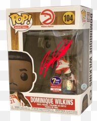 Signature Series Dominique Wilkins Signed Pop - Nba Atlanta Hawks Emoji,Atlanta Hawks Basketball Schedule In Emojis