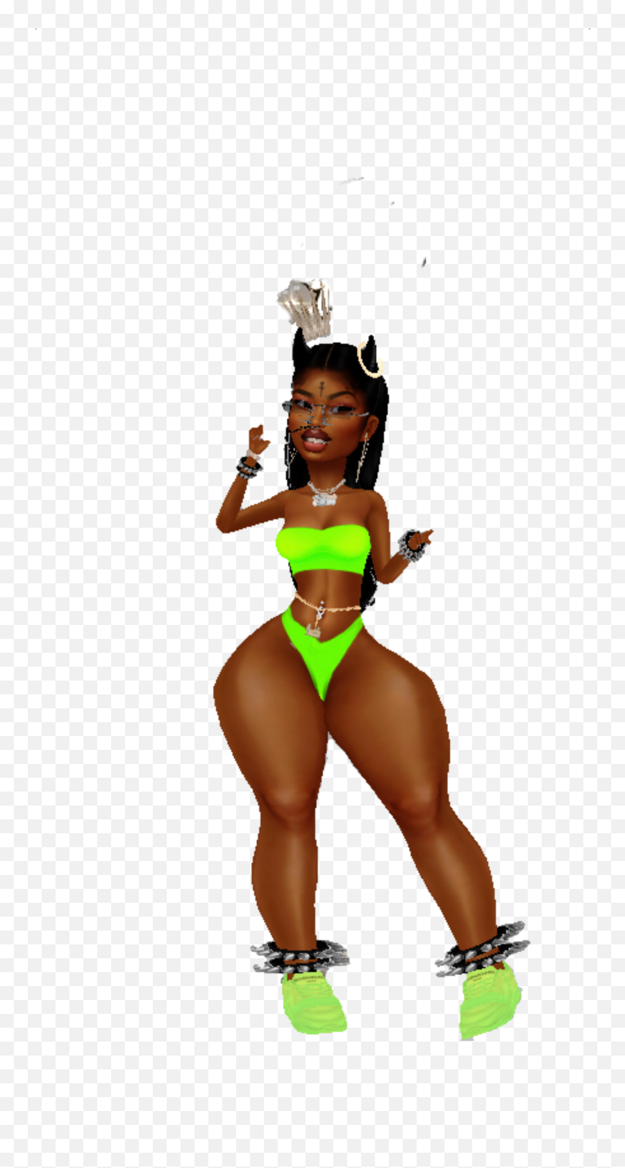 Imvu Cute Cue Sticker - Bodysuit Emoji,Imvu Emoji