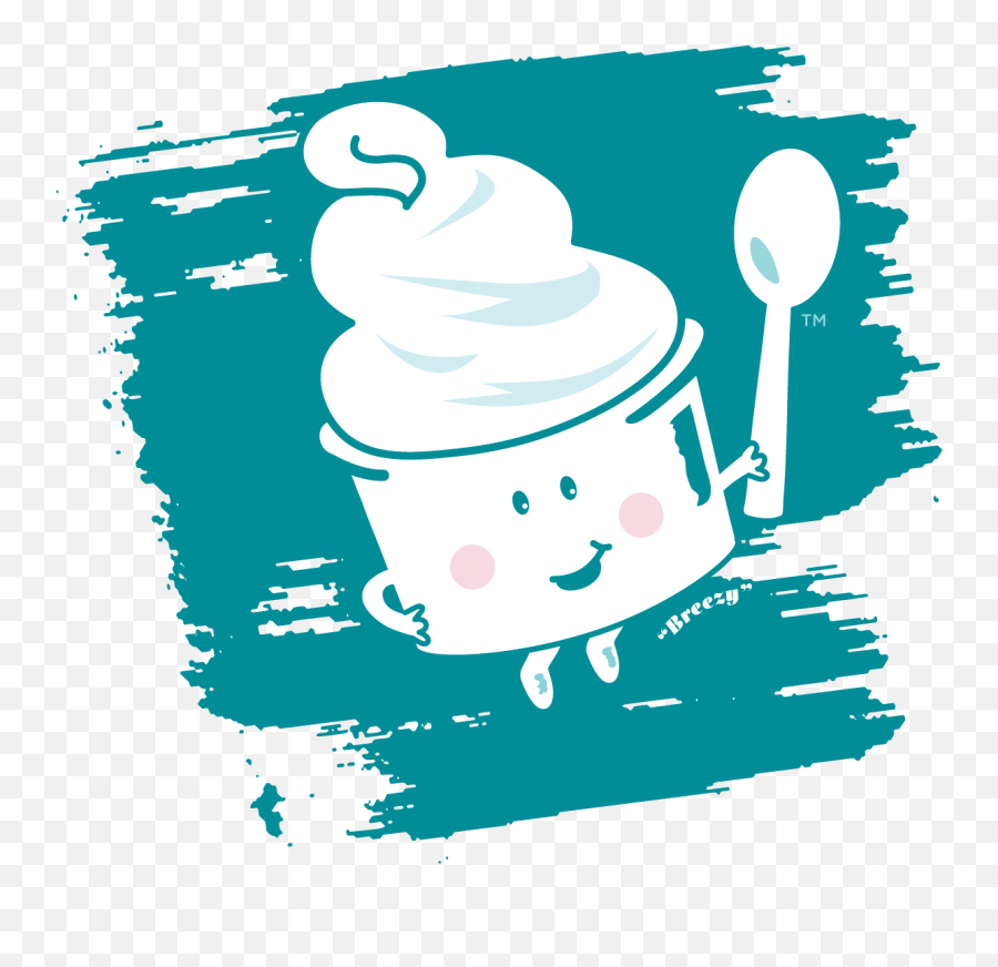 Easy Breezy Frozen Yogurt Custard And Vegan Soft - Serve Emoji,Chocolate Milk Iphone Emoji