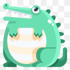 Crocodile Illustrations U0026 Images In Png Svg Emoji,Emoji With Flat Mouth