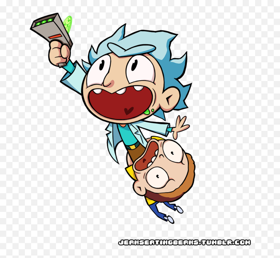 Rick And Morty Clip Art - Rick And Morty Chibi Emoji,Rick And Morty Emojis