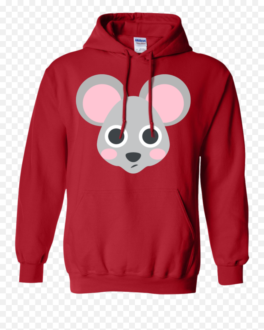 Mouse Face Emoji Hoodie - King And Queen Purple,Mouse Face Emoji
