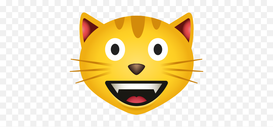 Grinning Cat Icon - Free Download Png And Vector Happy Emoji,Cat Emoji Png