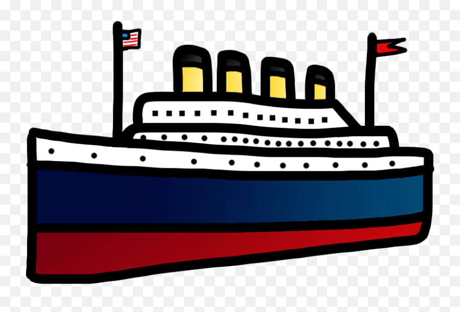 The Titanic - Transparent Titanic Clip Art Emoji,Emoji 2 Titanic