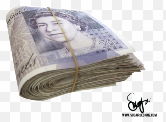 English Pounds Gbp In Rubber Band - Money Stack Png Pounds Emoji,Rubber Band Emoji