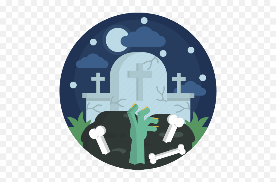 Bone Dead Grave Graveyard Green Halloween Hand Icon - Download On Iconfinder Religion Emoji,Kinfe Emoji