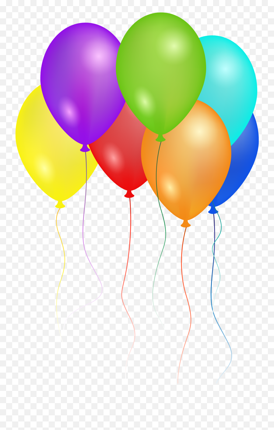 Party Balloons - Transparent Background Balloons Clipart Emoji,Emoji Birthday Decorations