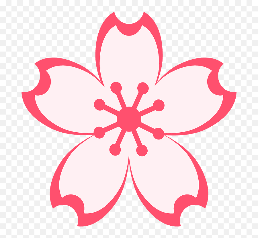 Shinto In Emoji - Flower Emoji In Black,Flower Emoji Symbol