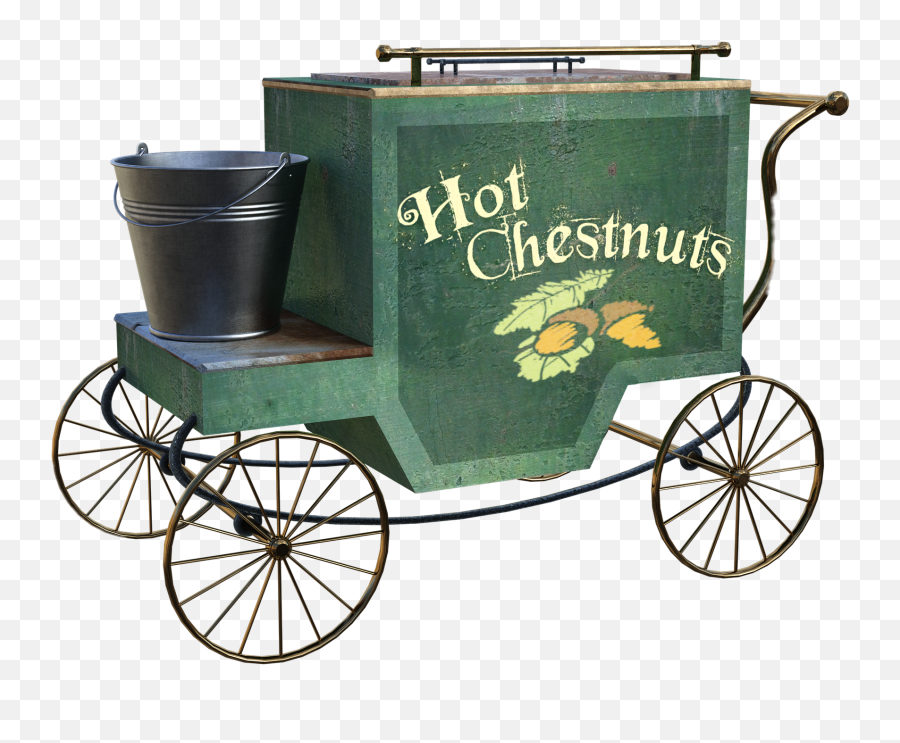 Chestnuts Food Foodtruck Sticker - Antique Emoji,Trolley Emoji