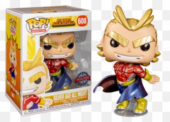 Animation 608 My Hero Academia Silver Age All Might Special - Silver Age All Might Funko Pop Emoji,Translucent Baymax Funko Pop Emoticon