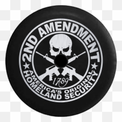 2018 Jeep Wrangler Tire Cover - Vinyl 2nd Amendment Decal Emoji,Funny Emoji Jeep Wrangler