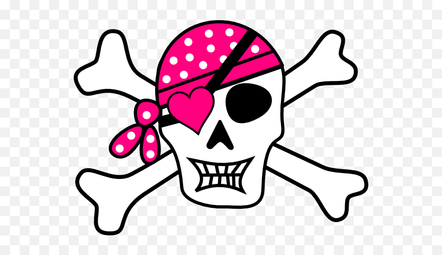 Style Guide Clker Pirate Clip Art Pirate Symbols Girl - Skull And Crossbones Pirate Hat Emoji,Skull And Crossbones Emoji