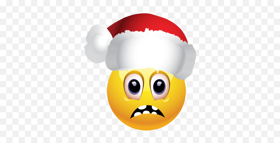 Santa Emoji Free - Christmas Pack 1 By Pallavi Kalyanam Smileys Scared,Santa Emoji Iphone