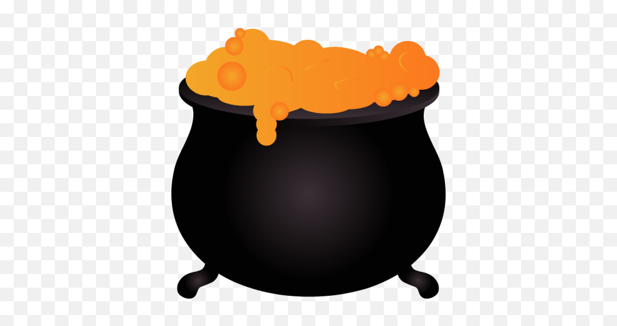 Clipart Witch Pot - Clip Art Library Emoji,Emoticon Witch And Cauldron Gif
