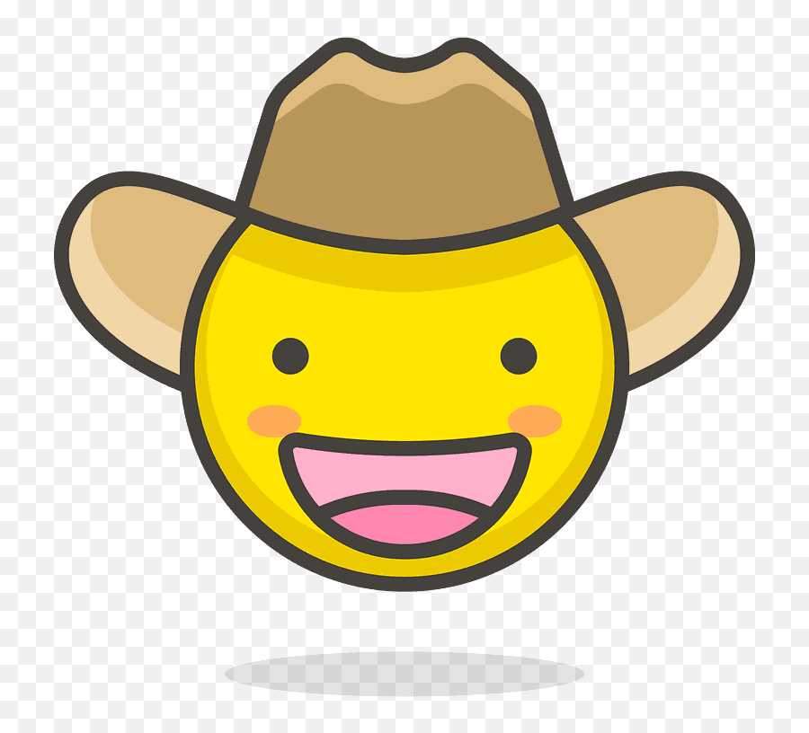 Cowboy Face Hat Icon - Free Download On Iconfinder Sun Cowboy Hat Emoji,Sad Cowboy Emoji Png