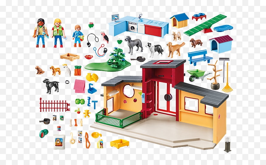 Playmobil 9275 - Playmobil Tiny Paws Pet Hotel Emoji,Emoji Stickers Lincoln Blvd