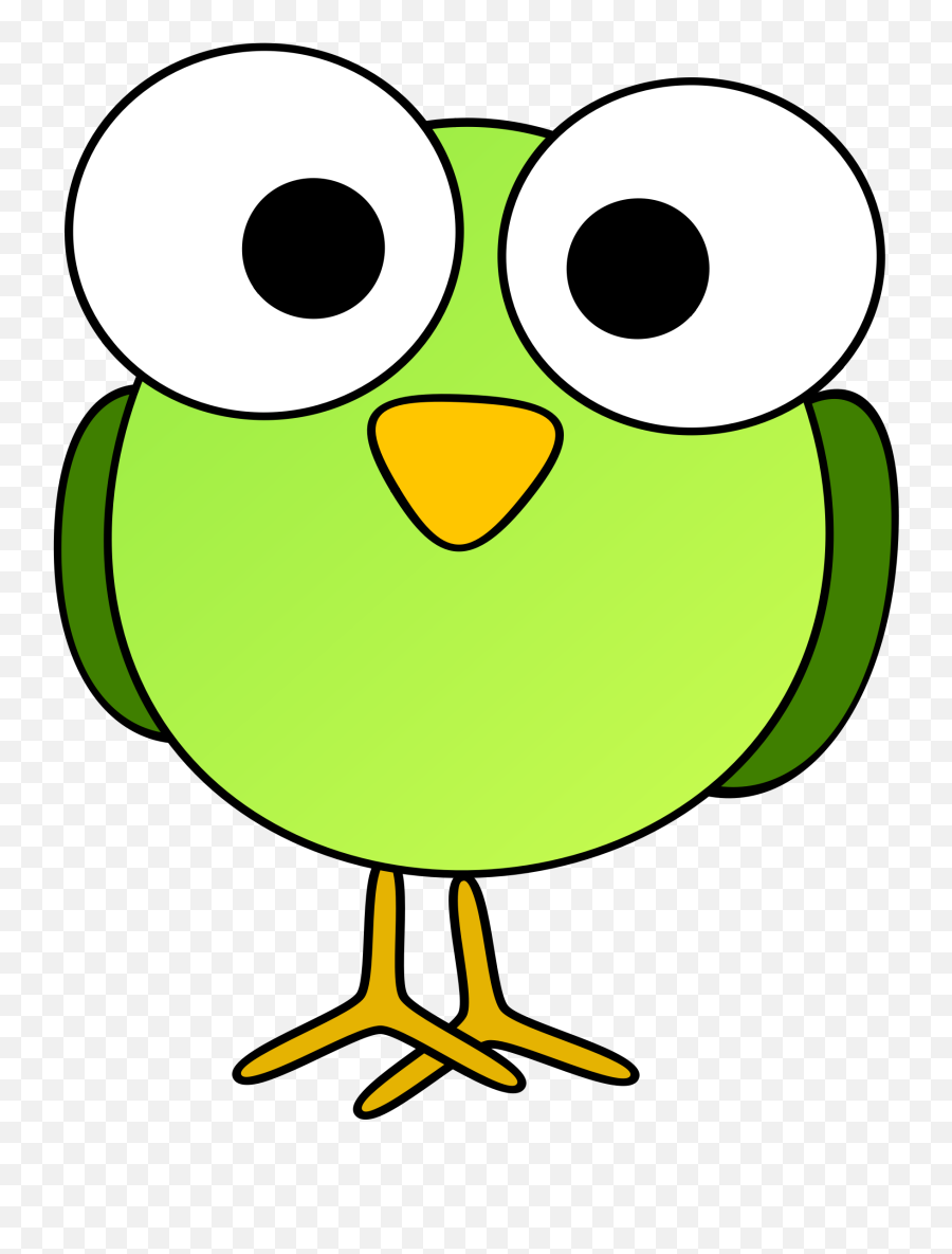 Big Bird Cartoon Face - Funny Bird Clip Art Emoji,Big Bird Emoticons