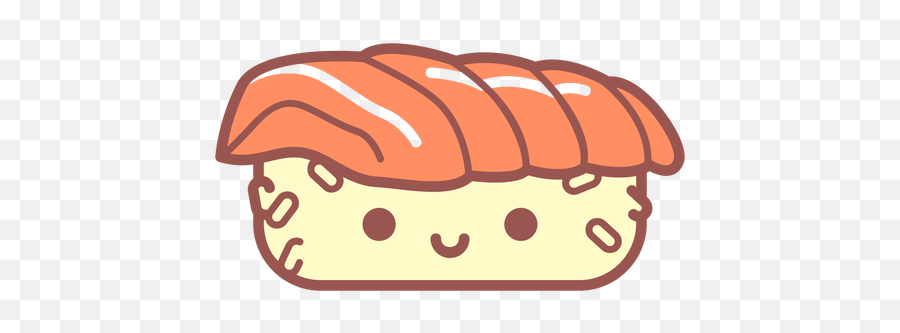 Nigiri Roll Cartoon - Transparent Png U0026 Svg Vector File Nigirizushi Emoji,Sub Sandwich Emoticon For Facebook