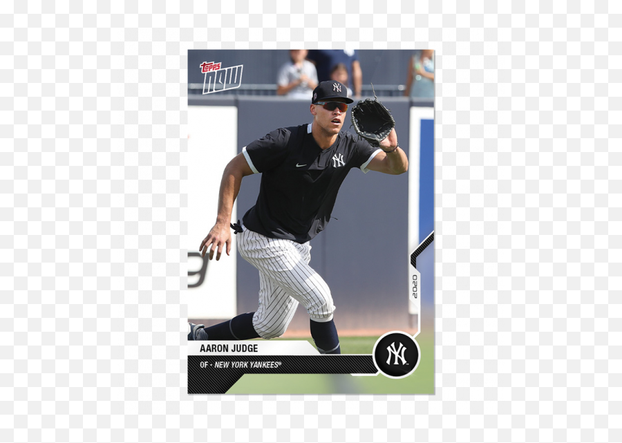 2020 New York Yankees Topps Now Road To Opening Day 16 - Card Team Set Autograph Edition Print Run 854 Baseball Protective Gear Emoji,Yankees Show Of Emotion