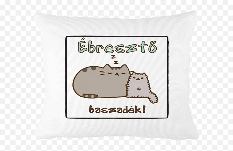 Pusheen - Ébreszt Vicces Poénos Párna Decorative Emoji,Pusheen Emoji