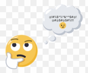 Deep In Thought Emoji Png - Happy,Emoji Language