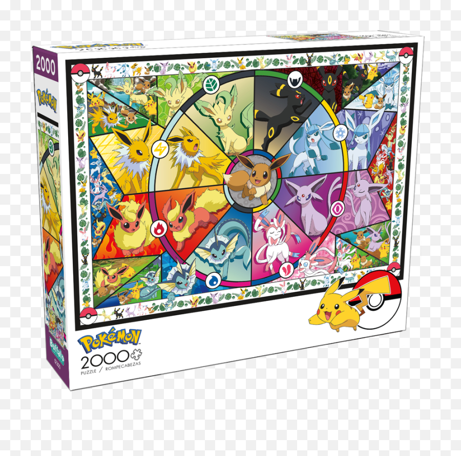 Pokémon Eevee Evolutions 2000 Piece - Eevee Evolutions Puzzle Emoji,Eevee Emotions List