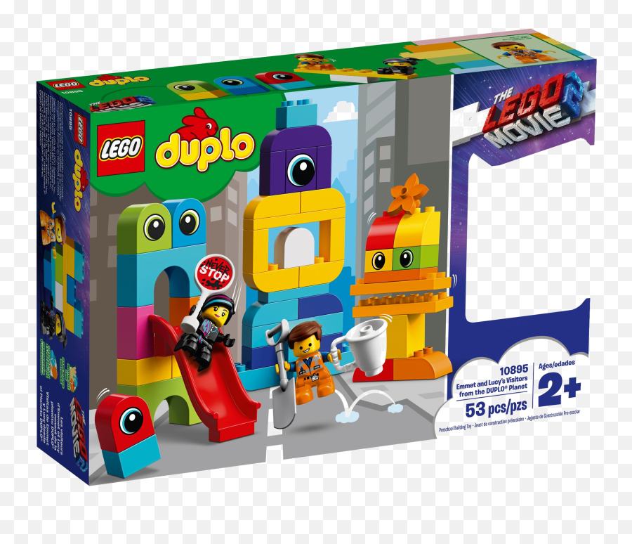 10895 Emmet And Lucyu0027s Visitors From The Duplo Planet - Lego Movie 2 Sets Emoji,Drawing Emotions On Duplos