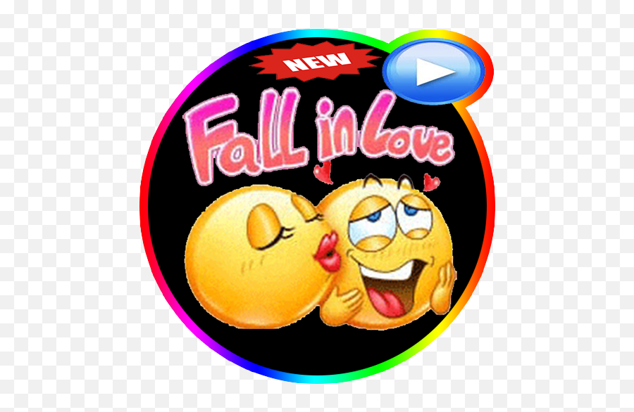 Animated Funny Emoji Love Stickers For Whats App - Apps On Happy,Animated Emojis Kissing