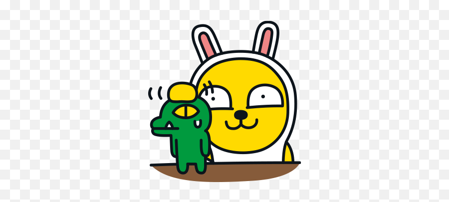 Etf Pawz - Kakao Friends Muzi Transparent Emoji,Kakaotalk Emoticon 100