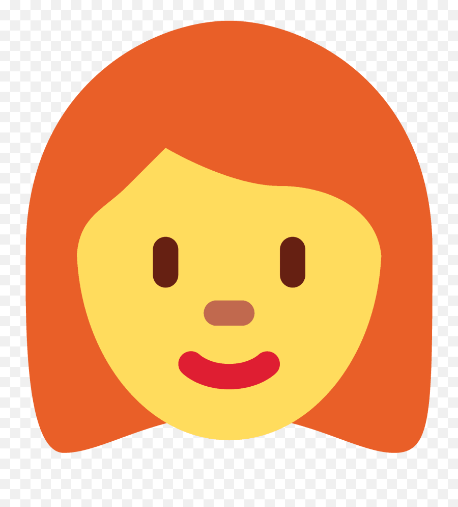 Woman Red Hair Emoji Clipart Free Download Transparent - Woman Red Haired Emoji,Whatsapp Adult Emojis