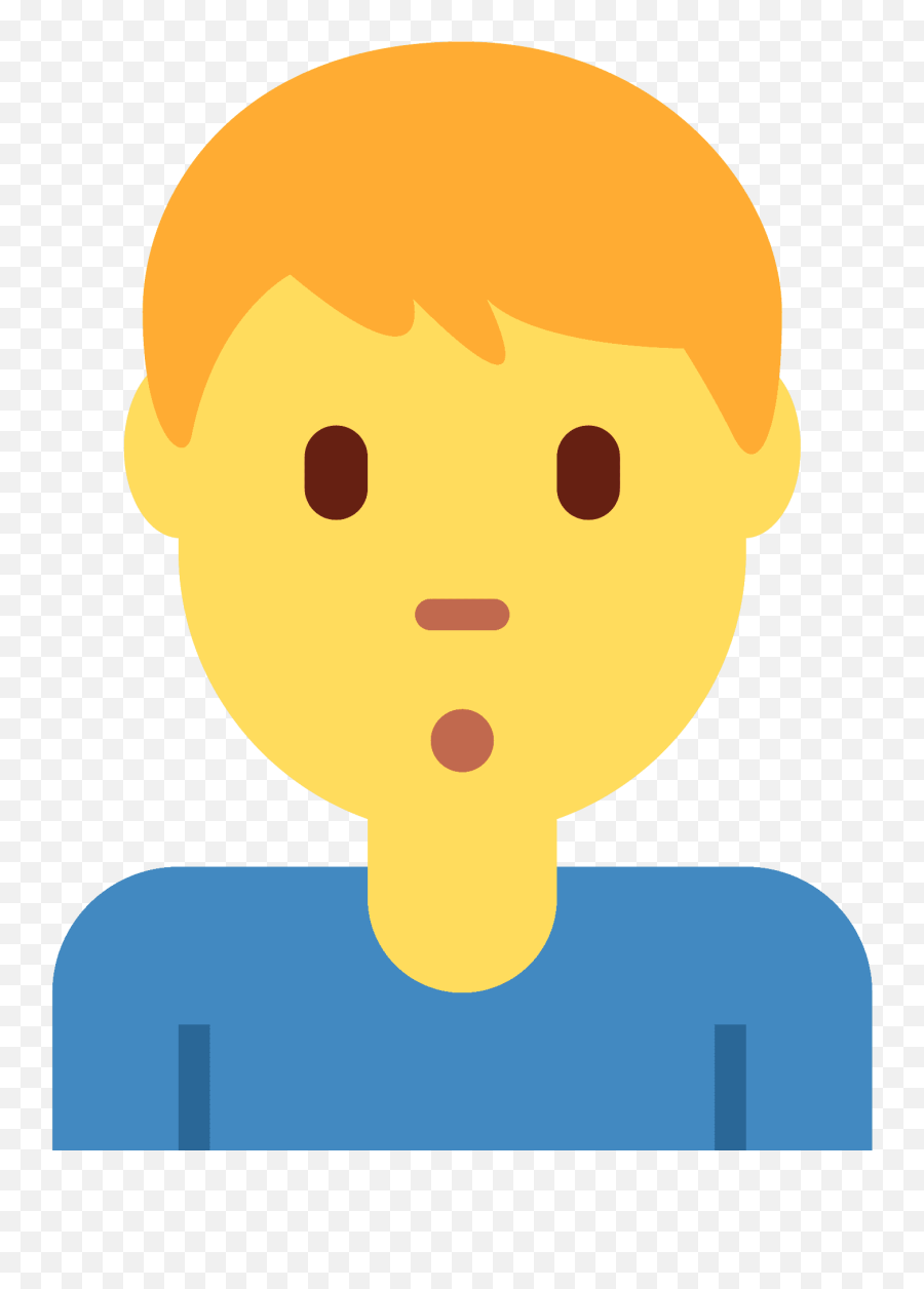 U200d Man Frowning Emoji - Man Frowning Emoji,Lion Faces Unicode Cute Emoticon
