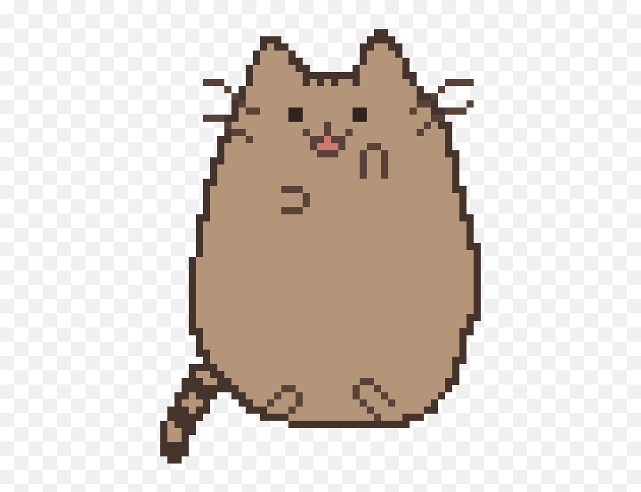 One Of Those Facebook Sticker Cats By Purplehoodiegirl On Emoji,Cat Emoticon Pusheen