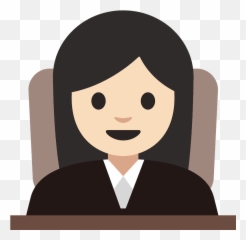 Woman Judge Emoji Clipart Free Download Transparent Png,Africian American Pretty Giirl Emojis