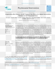 Pdf Cooperation After Divorce An Rct Study Of The Effects - Horizontal Emoji,Divorce Emotions Cycle