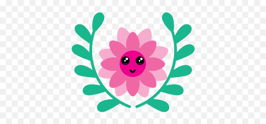 Kawaii Flower Illustration - 025 Graphic By Emoji,Flower Face Emoticon\