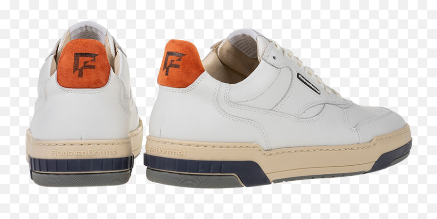 Sneaker Calf Leather White Sfm - 101156001 Floris Van Emoji,Brown Glove Emoji