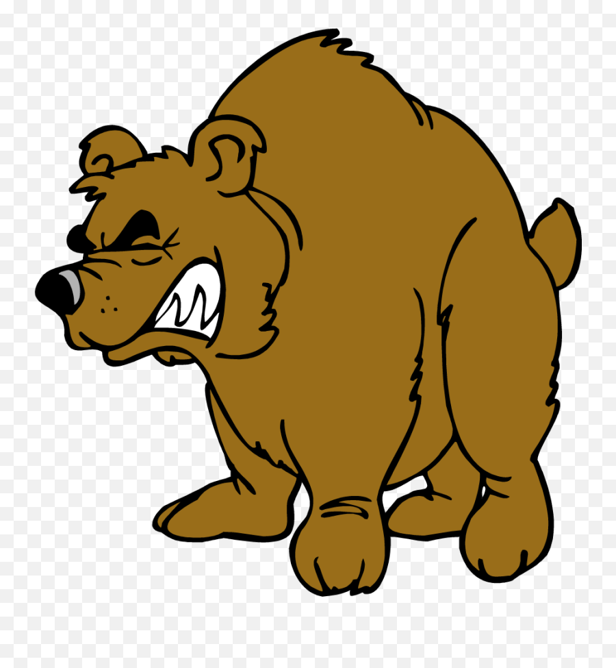 Angry Bear Png Image Png Mart Emoji,Heart Roating Emoji