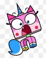 Are You A Unikitty In Cloud Cuckoo Land - Unikitty Shocked By Master Frown Emoji,Unikitty Emotions