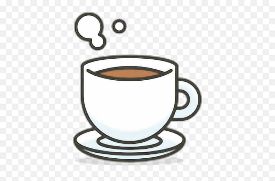 Sticker Stickers Tumblr Sticker - Hot Coffee Gif Png Emoji,Cha Cha Emoji